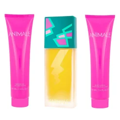 Animale Estuche 3 Piezas Dama EDP 100ml + Gel de Ducha 100ml + Locion Corporal 100ml-Animale Parfums Hot