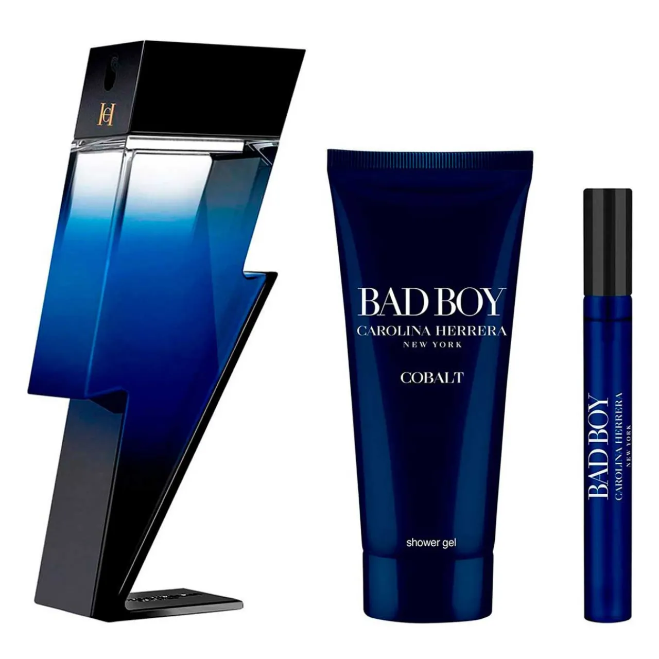 Bad Boy Cobalt Navidad Estuche 3 Piezas Hombre EDP 100ml + Shower Gel 100ml + Miniatura 10ml-Carolina Herrera Clearance
