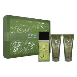 Estuche 3 Piezas Hombre EDT 100ml + Body Shampoo 100ml + After Shave 100ml-Carlo Corinto Outlet