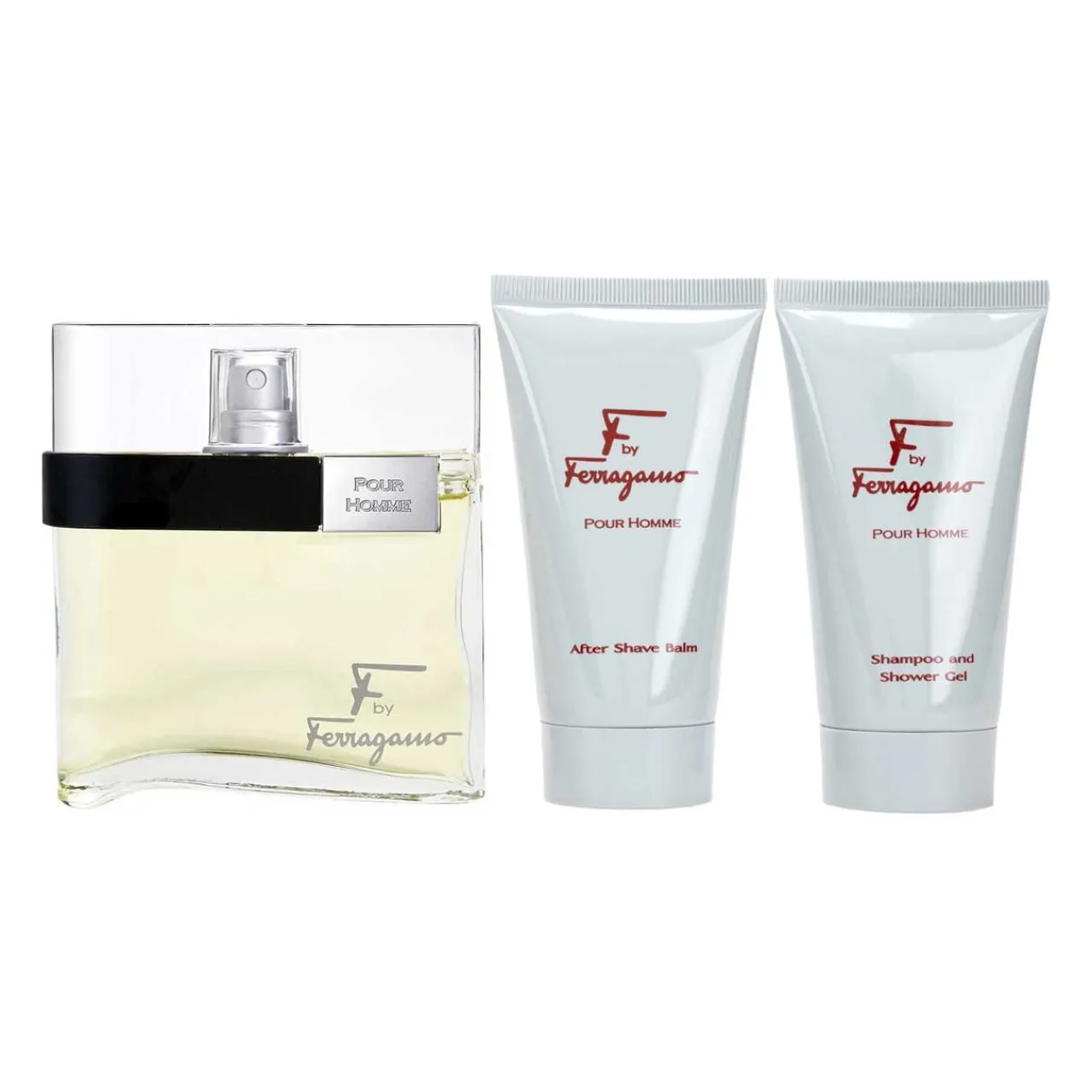 F by Ferragamo Estuche 3 Piezas Hombre EDT 100ml + Showe gel 75ml + After Shave 75ml-Salvatore Ferragamo Clearance