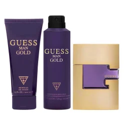 Gold Estuche 3 Piezas Hombre EDT 75ml + shower gel 200ml + Desodorante-Guess Fashion
