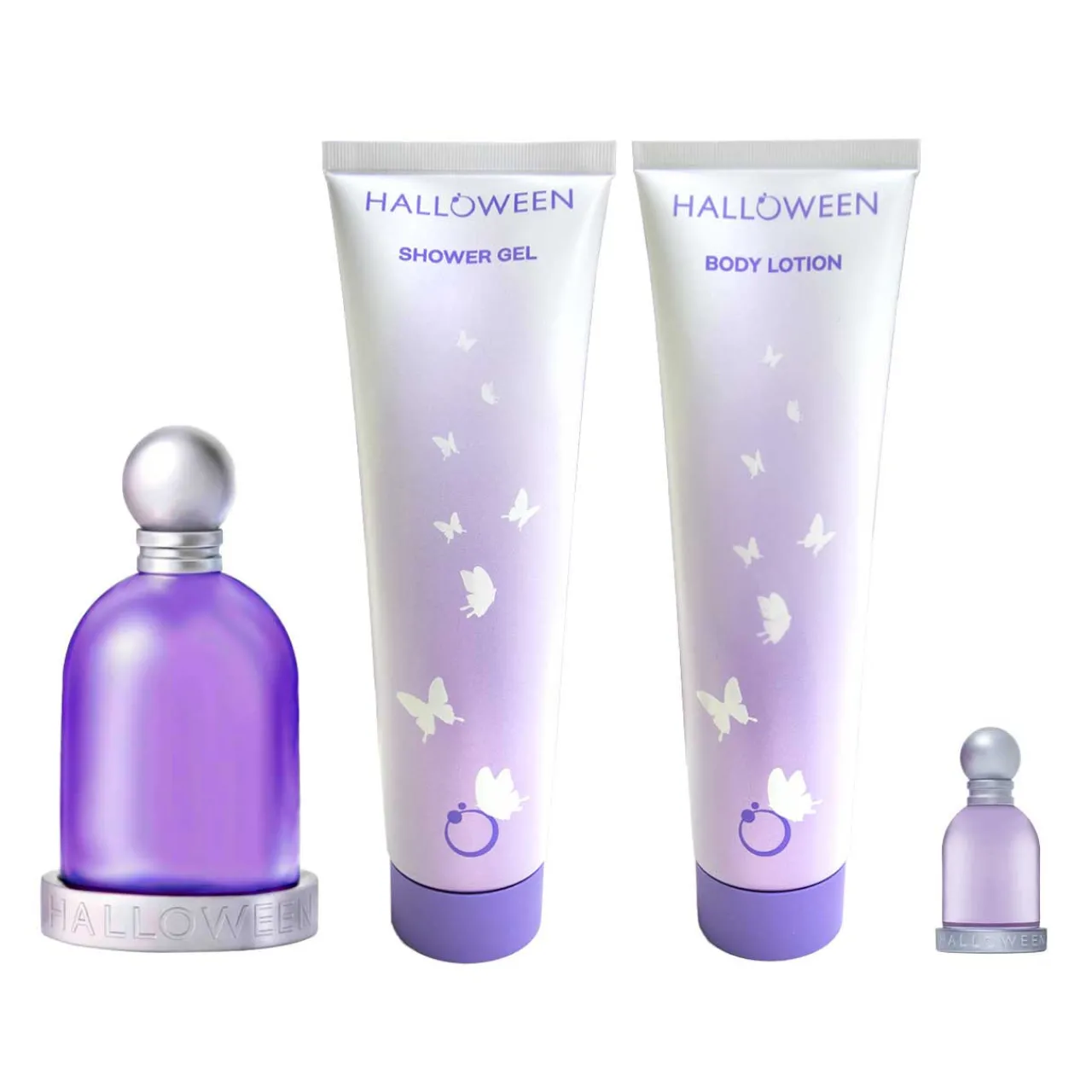 Halloween Estuche 4 Piezas Dama EDT 100 ml + locion corporal 150 ml + Gel de ducha 150 ml + Mini 4.5ml-Jesus del Pozo Fashion