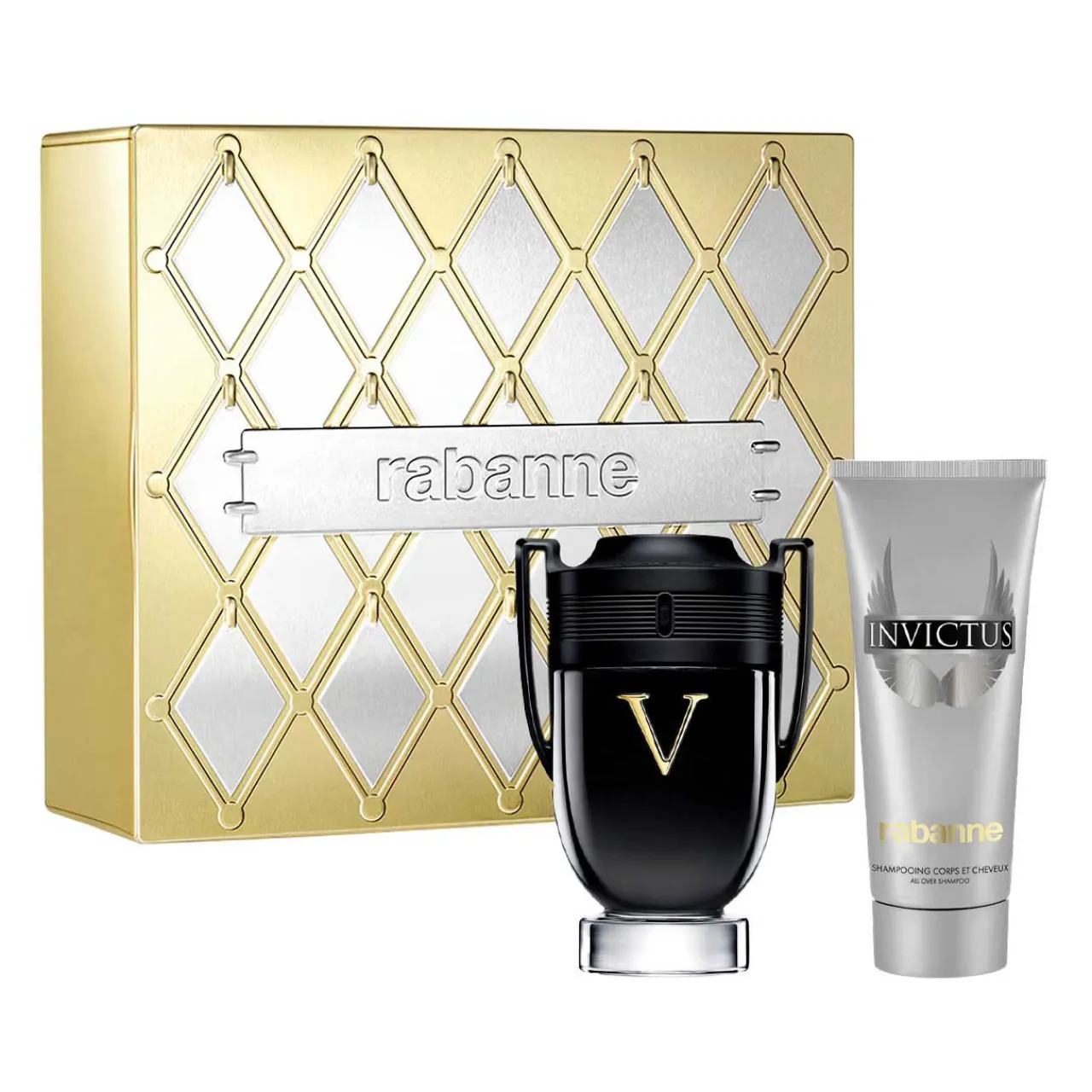 Invictus Victory Metal Estuche 2 Piezas Hombre EDP 100ml + All Over Shampoo 100ml-Rabanne Online