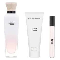 Jazmin Tonka by SET 3 Piezas Dama EDP 120ml + Body Lotion 75ml + Mini 10ml-Adolfo Dominguez Hot