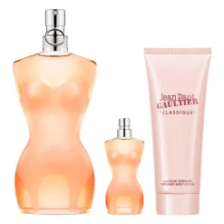 Classque Estuche 3 Piezas Dama EDT 100ml + Body Lotion 75ml + Miniatura 6ml-Jean Paul Gaultier Hot