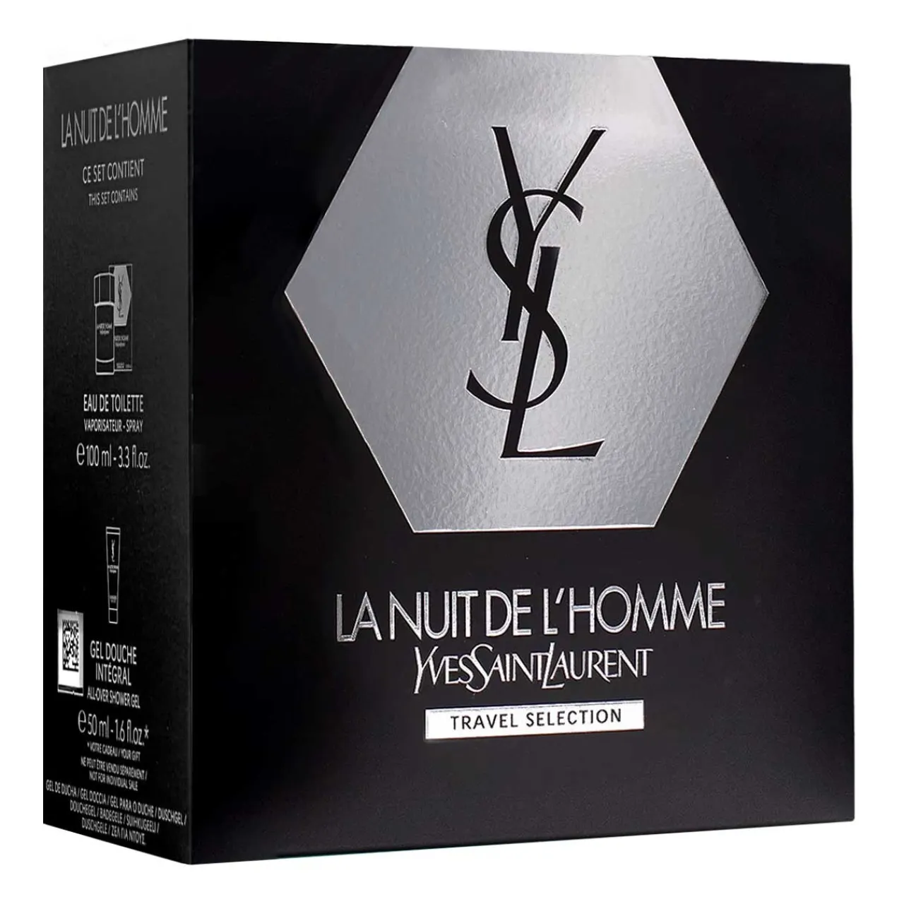 La Nuit de L'Homme by Travel Estuche 2 Piezas Hombre EDT 100ml + Gel para ducha 50ml-Yves Saint Laurent Clearance