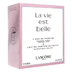La Vie Est Belle 50ml Travel Estuche 2 Piezas Dama EDP 50ml + Crema Corporal 50ml-Lancome New