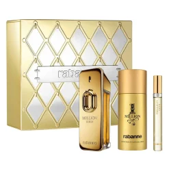 Million Gold Intense Metal Estuche 3 Piezas Hombre EDP 100ml + Desodorante 150ml + Miniatura 10ml-Rabanne Best