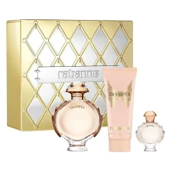 Olympea Metal Estuche 3 Piezas Dama EDP 80ml + Body Lotion 100ml + Miniatura 6ml-Paco Rabanne Discount