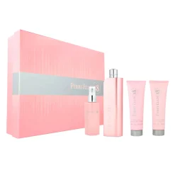 Perry 18 Estuche 4 Piezas Dama EDP 100ml + Crema p/manos 57gr + Body Mist 118ml + Mini 7.5ml-Perry Ellis Sale