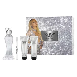Platinum Rush Estuche 4 Piezas Dama EDP 100ml + Locion Corporal 100ml + Gel de ducha + Mini 10ml-Paris Hilton Outlet