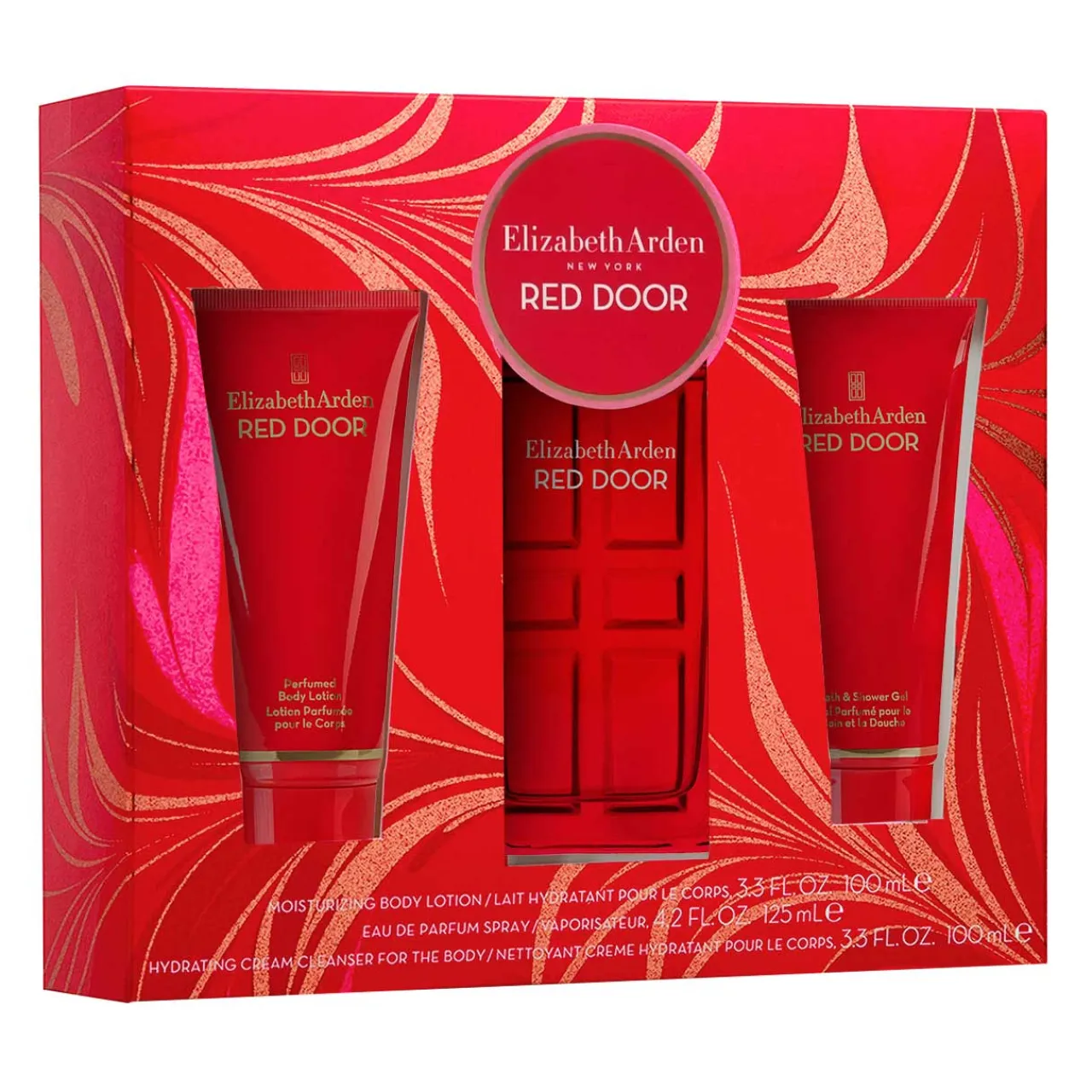 Red Door Estuche 3 Piezas Dama EDT 100ml + Crema perfumada 100ml + Gel para ducha 100ml-Elizabeth Arden Clearance