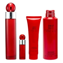 360 Red Estuche 4 Piezas Hombre EDT 100ml + Gel de Ducha 90ml + Desodorante + Miniatura 10ml-Perry Ellis Online