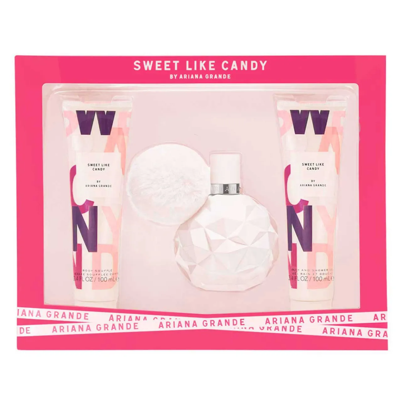 Sweet Like Candy Estuche 3 Piezas Dama EDP 100ml + Shower Gel 100ml + Body Souffle 100ml-Ariana Grande Online