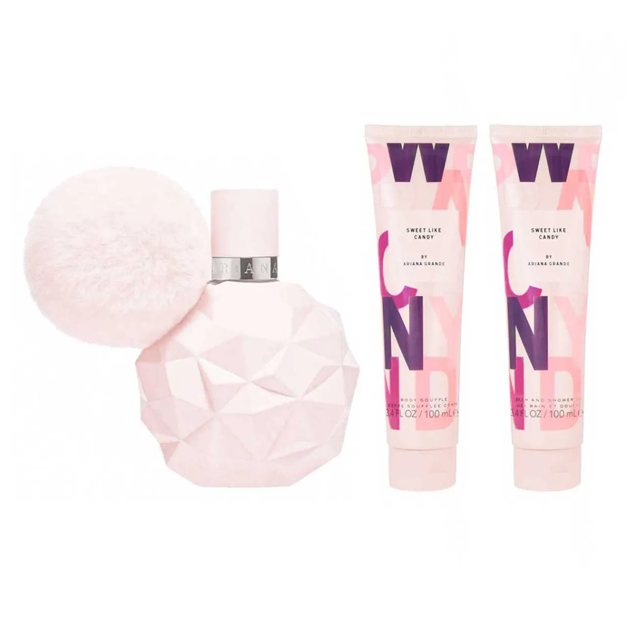 Sweet Like Candy Estuche 3 Piezas Dama EDP 100ml + Shower Gel 100ml + Body Souffle 100ml-Ariana Grande Online