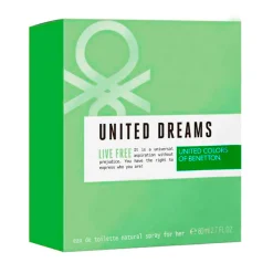 United Dreams Live Free EDT 80ml Dama-Benetton Clearance