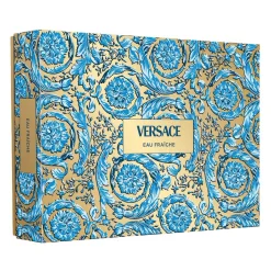 Man [Eau Fraîche] Bolsa Estuche 3 Piezas Hombre EDT 100ml + Miniatura 10ml + Bolsa de Viaje-Versace Clearance