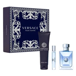 Pour Homme Estuche 3 Piezas Hombre EDT 100ml + Miniatura 10ml + Shower Gel-Versace Outlet