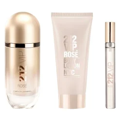 212 VIP Rose Navidad Estuche 3 Piezas Dama EDP 80ml + Body Lotion 100ml + Miniatura 10ml-Carolina Herrera Discount